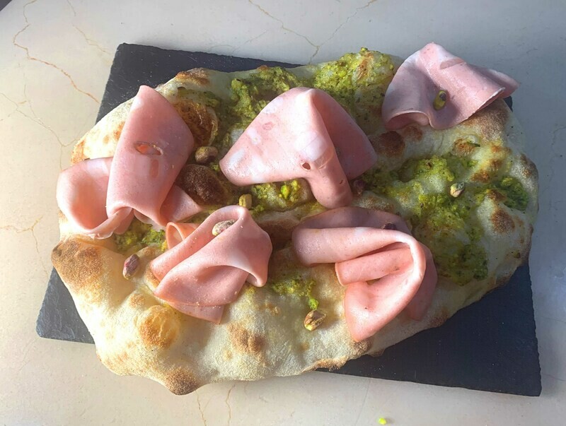 Pistachio &amp; mortadella
