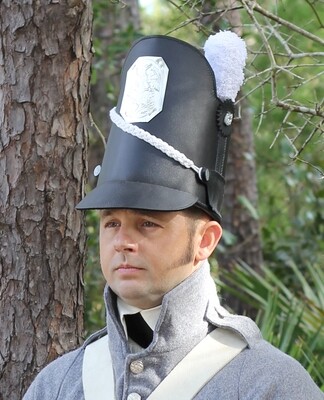 Shako Military Hat 1813 Pattern US Leather 