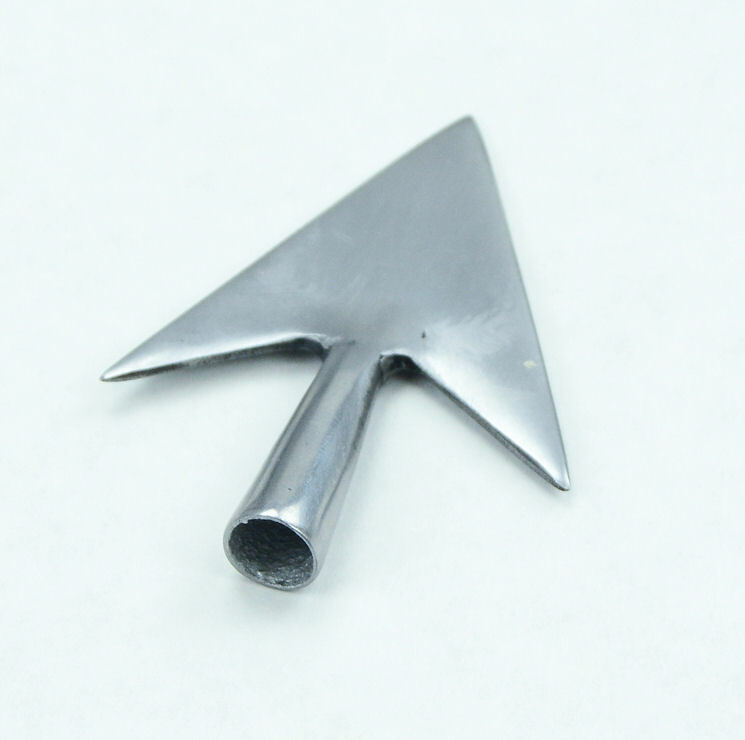 Barbed Broadhead Arrowhead Polished Veteran Arms From Muzzleloading Era