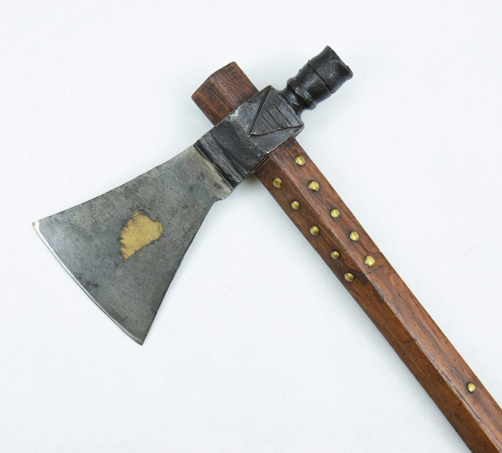 French Chippewa BrassHeart Pipe Tomahawk Veteran Arms From
