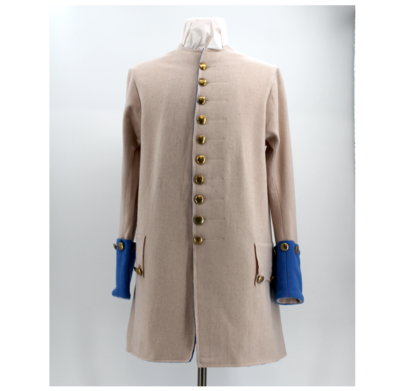 French Justaucorps Coat - Compagnies Franches de la Marine 1754