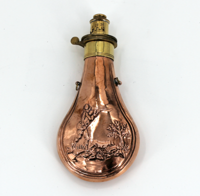 Copper Hawksley Style Gunpowder Flask 00152