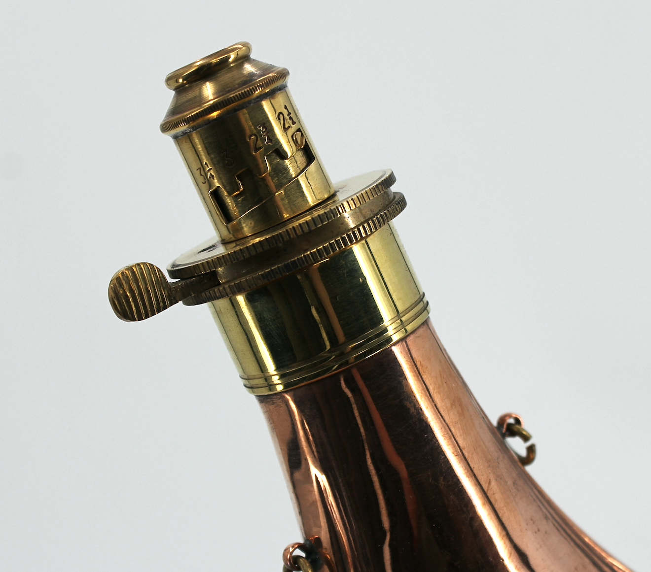 Copper Hawksley Style Gunpowder Flask Copper Hawksley Style Gunpowder Flask