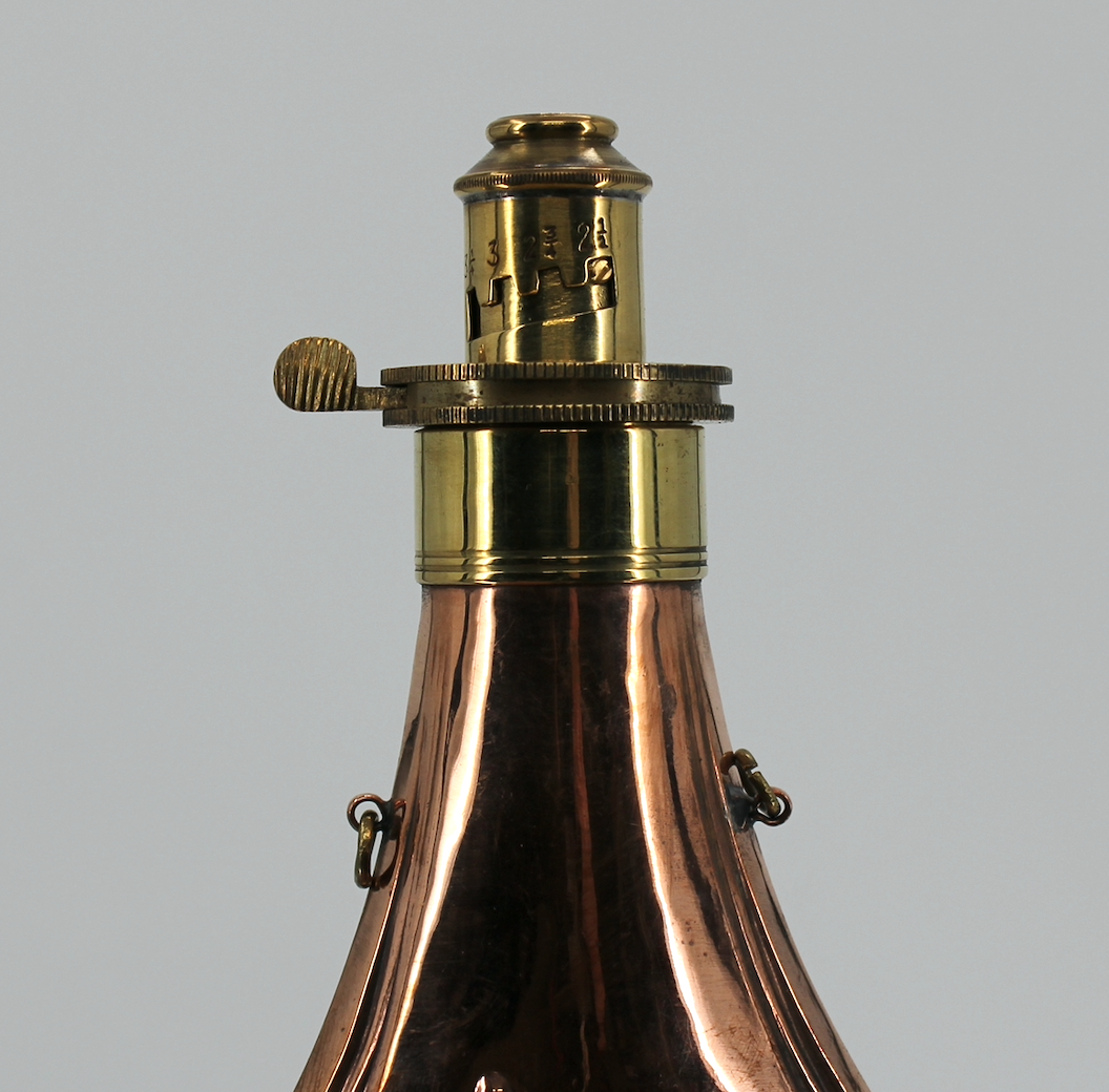 Copper Hawksley Style Gunpowder Flask Copper Hawksley Style Gunpowder Flask