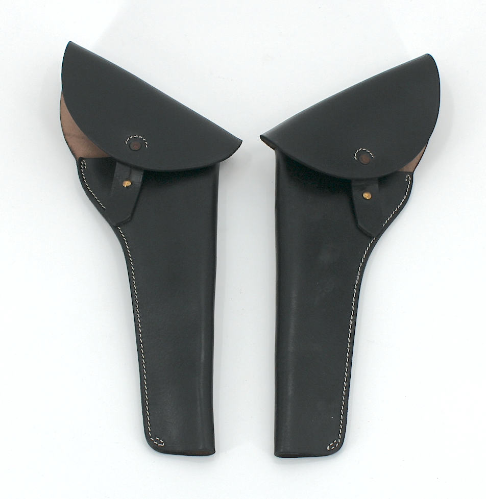 U.S. Army M1873 Cavalry Revolver Holster - Leather Right Hand Holster With US Stamp, Civil War & Indian Wars Style, Butt Forward Design