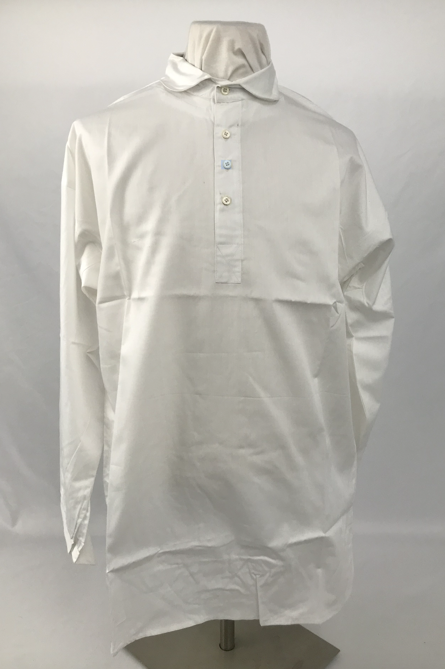 White Shirt with Mother of Pearl Buttons Purchase Reproduction
