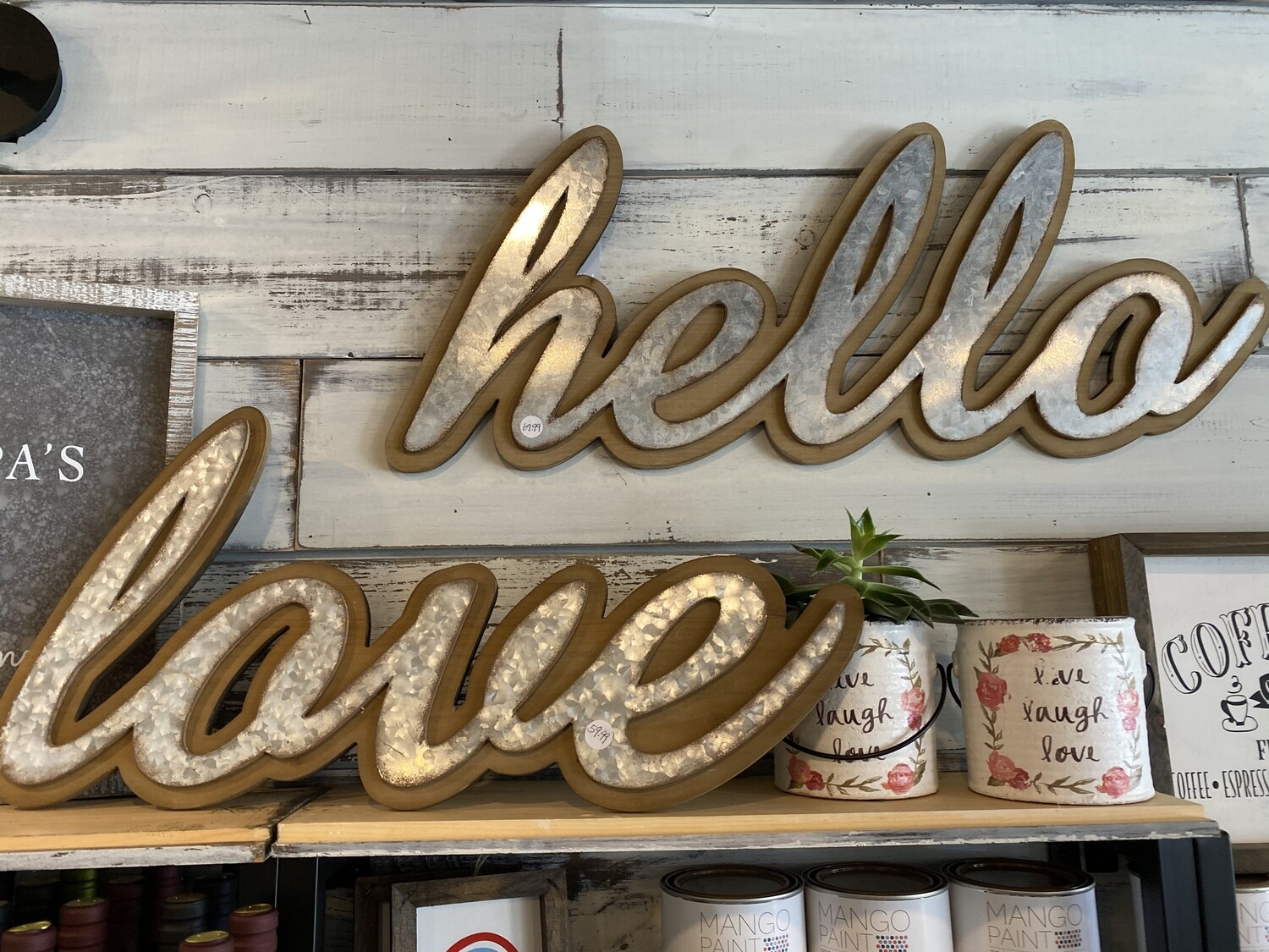 Hello and Love Signs