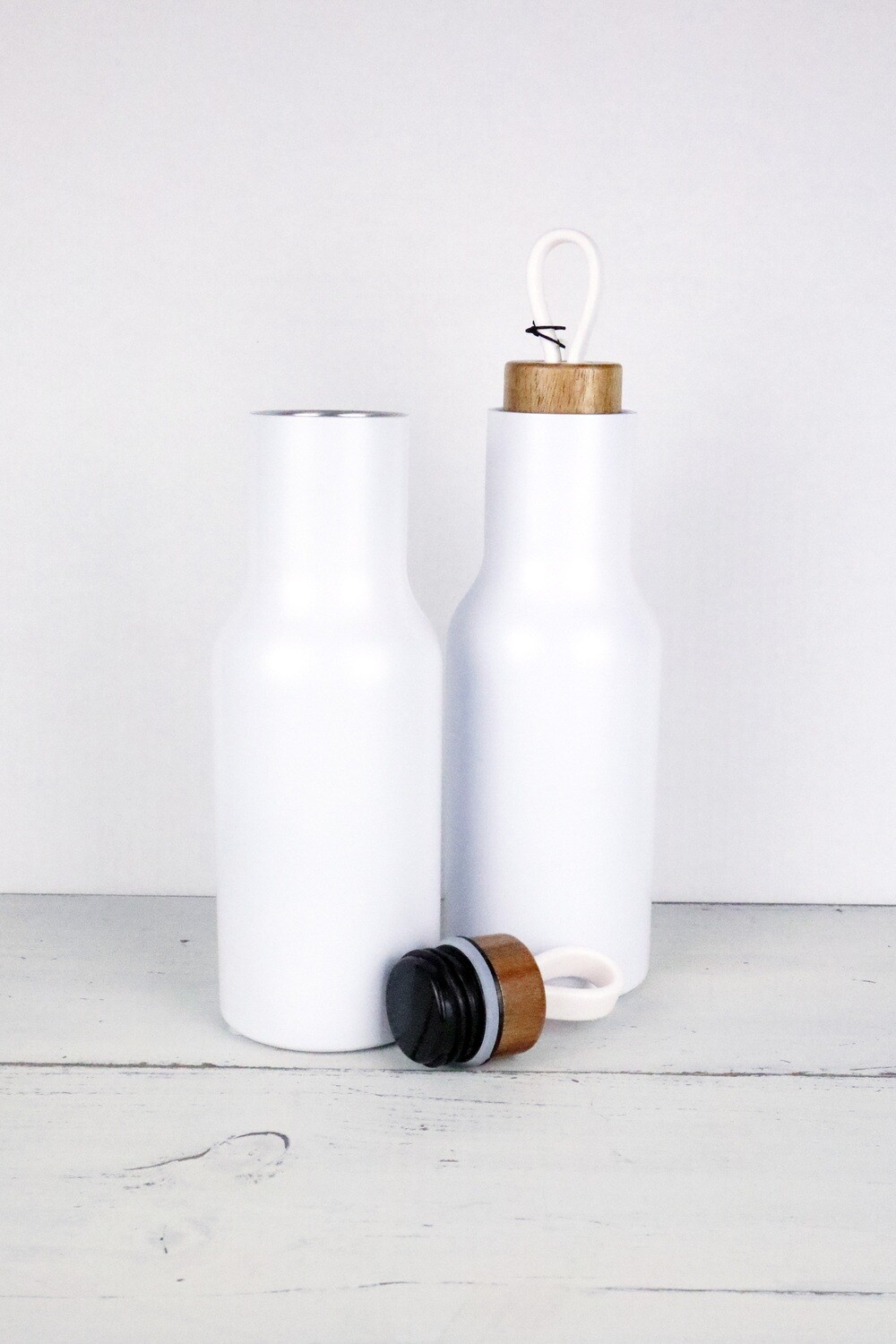 White Insulated Bottle