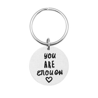 Keychain 'You are enough'