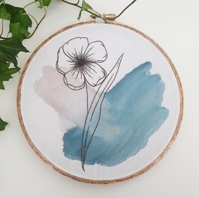 Watercolour Embroidery Workshop: April 9th 2-4pm