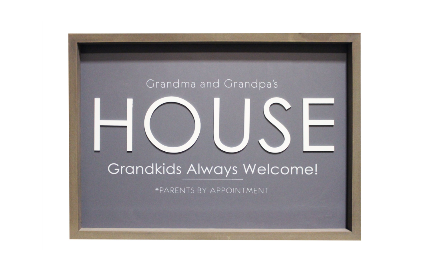 Grandma and Grandpa's House Sign