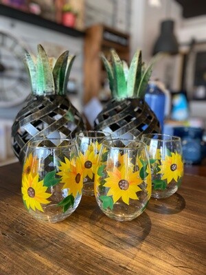 Sunflower Glasses