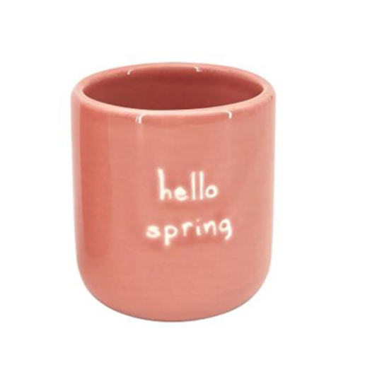 Hello Spring Pot