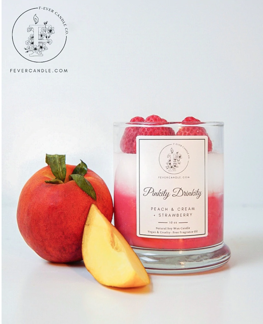 Pinkity Drinkity - 8 oz candle