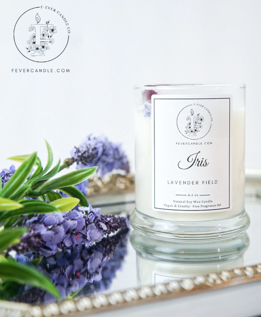 Iris (lavender) 8 oz Candle