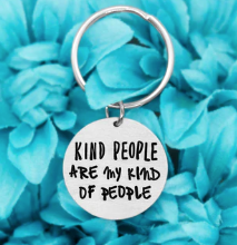 Keychain 'Kind People Are My Kind of People'