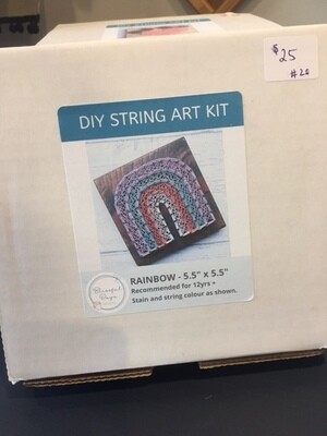 Rainbow String Art DIY kit - Blissfuldays design