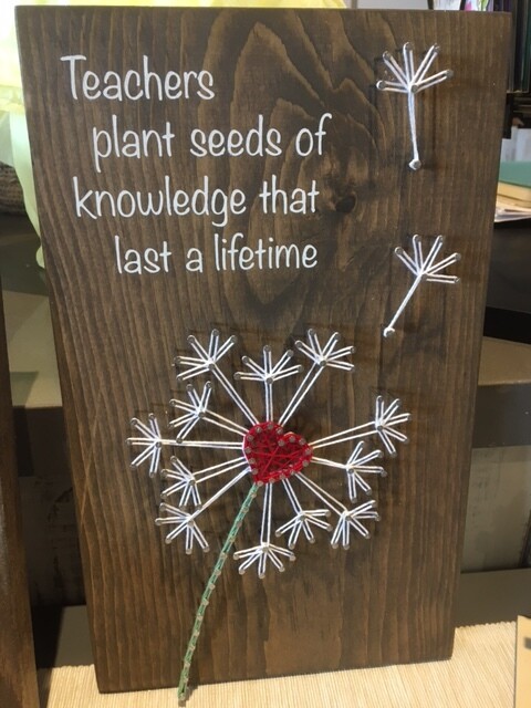 Teachers plant seeds of knowledge that last a lifetime -red heart