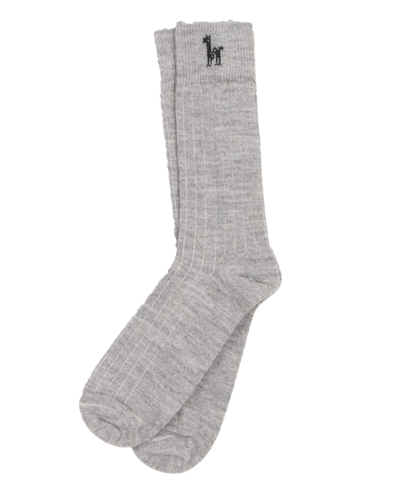 Silver Everyday Alpaca Socks