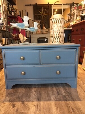 Pine Blue Small Dresser