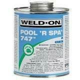 PVC Glue 747 Weld-On Pool &#39;R Spa- Blue