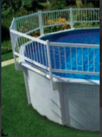 Fence 2&#39; High -3 Section Fencing Kit B -White