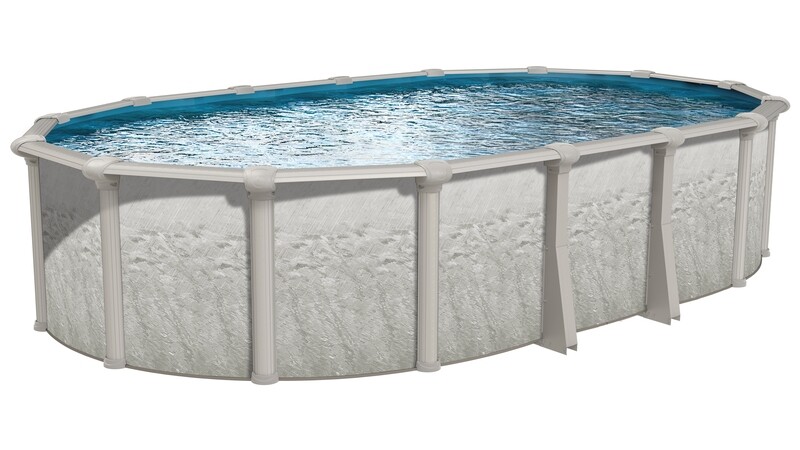 Premium Oval Above Ground Pool Kit - Complete Pool Package with All the Extras
