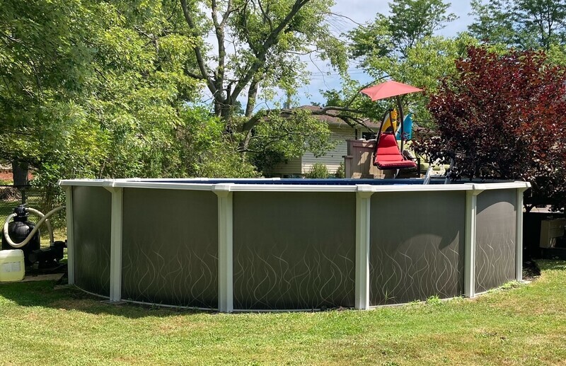 Salt Friendly Above Ground Pool Package - Basic Pool, Liner and Skimmer Only