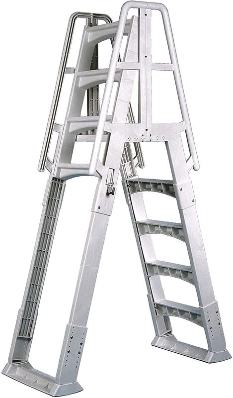 Vinyl Works 54&quot; A-Frame Above Ground Pool Security  Ladder