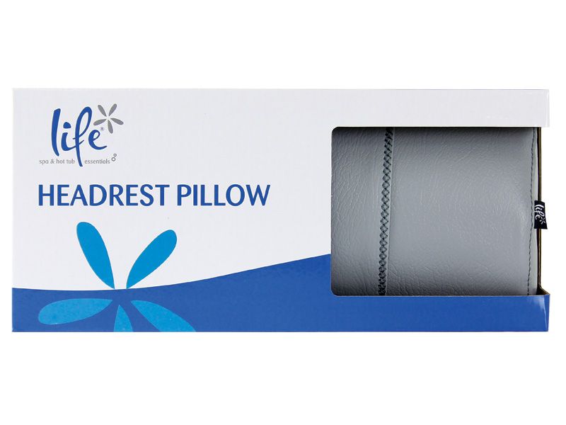 Life Essentials Spa &amp; Hot Tub Headrest Pillow, Gray
