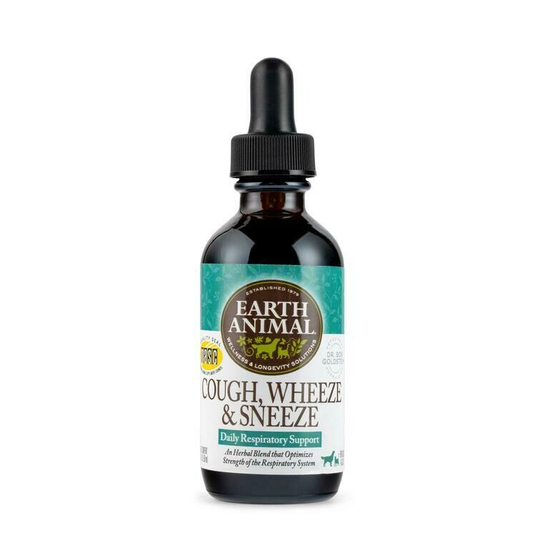 Earth Animal Cough Wheeze and Sneeze 2 oz