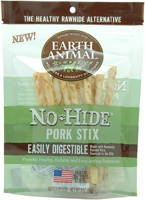 Earth Animal No Hide Pork stix 10p