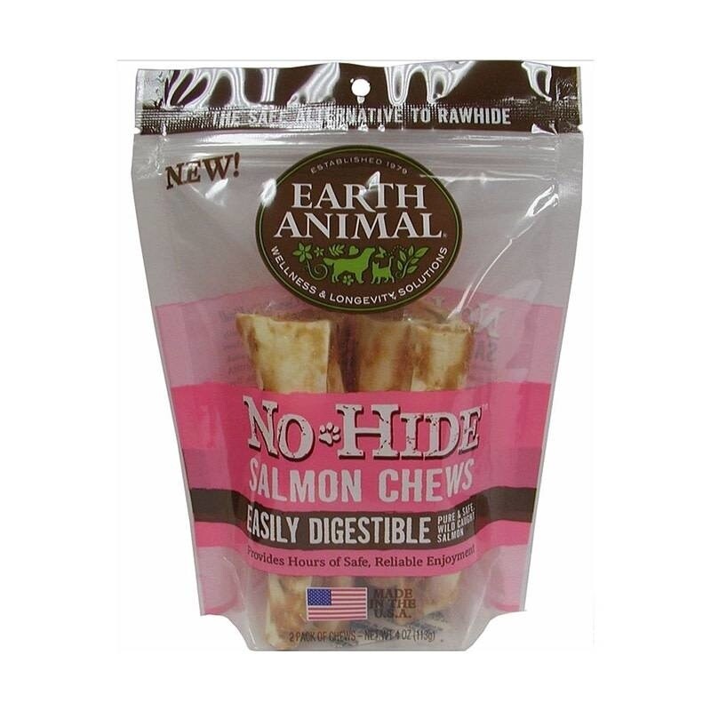 Earth Animal No Hide Salmon 4in 2 pk