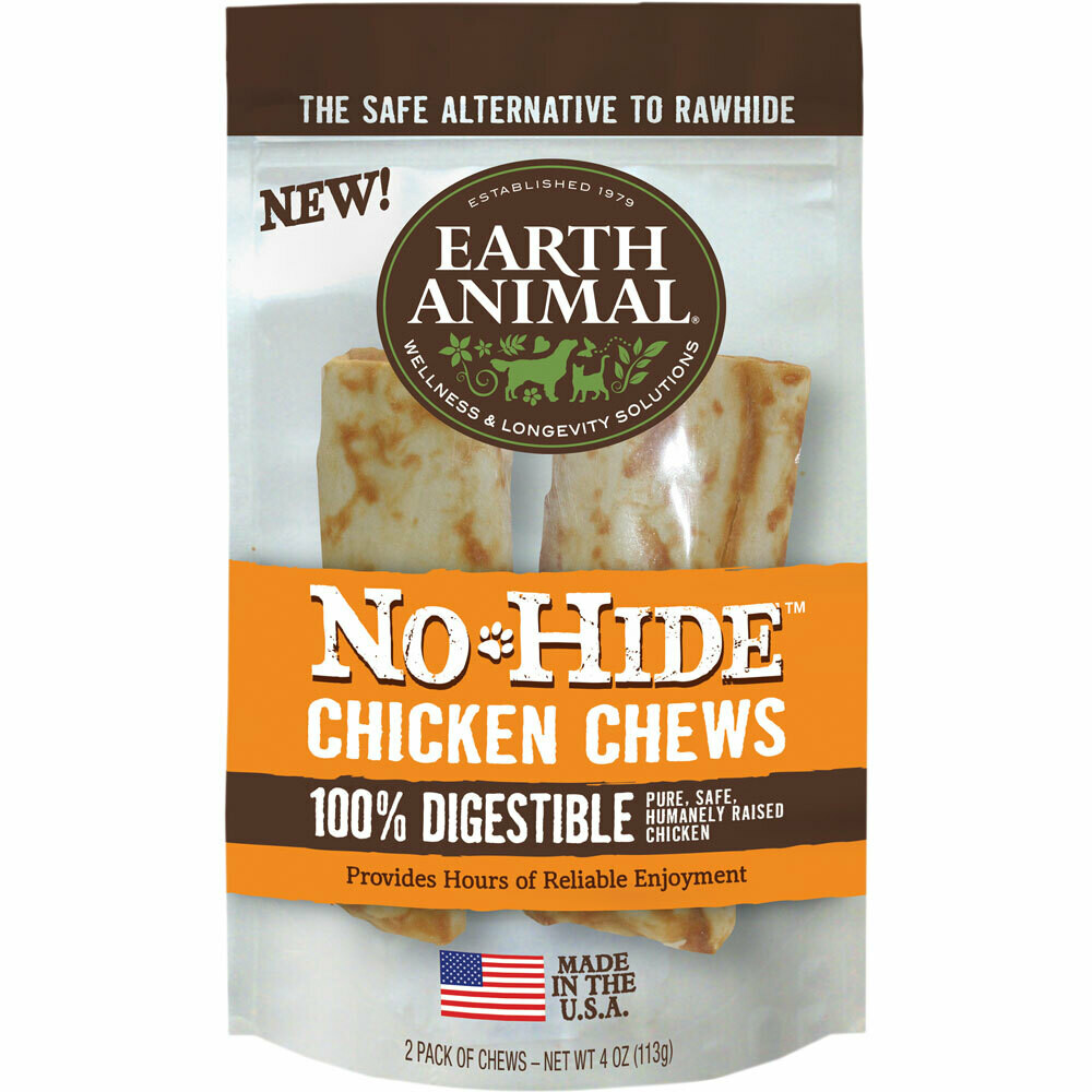 Earth Animal No Hide Chicken 4in 2pk