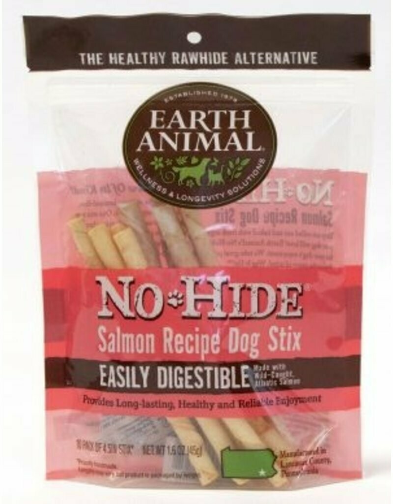 Earth Animal No Hide Salmon Stix 10ct
