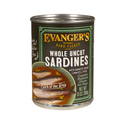 Evangers 13 oz Dog Can Premium Whole Uncut Sardine