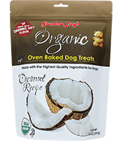 Grandma Lucys Organic Oven Baked Dog Treats Coconut Wheat Free