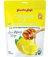 Grandma Lucys Organic Oven Baked Dog Treats Lemon Honey