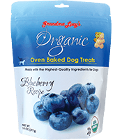 Grandma Lucys Organic Oven Baked Dog Treats Blueberry
