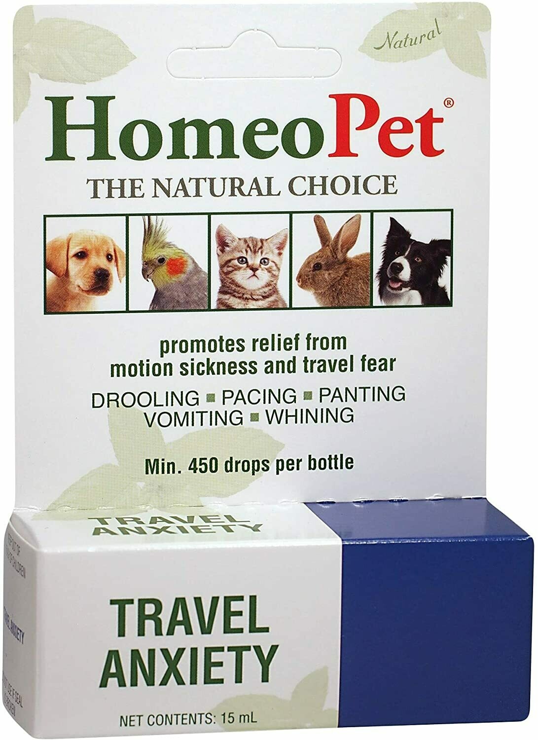 Homeopet 15 ml Travel Anxiety