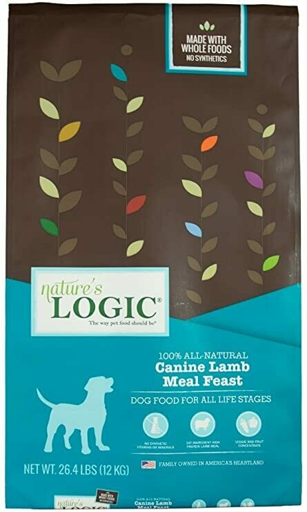 Nature&#39;s Logic Dog Lamb 25 lb