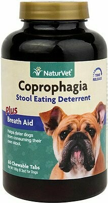 NaturVet Coprophagia plus Breath Aid 60ct