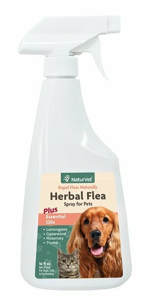 NaturVet Herbal Flea Spray for Pets