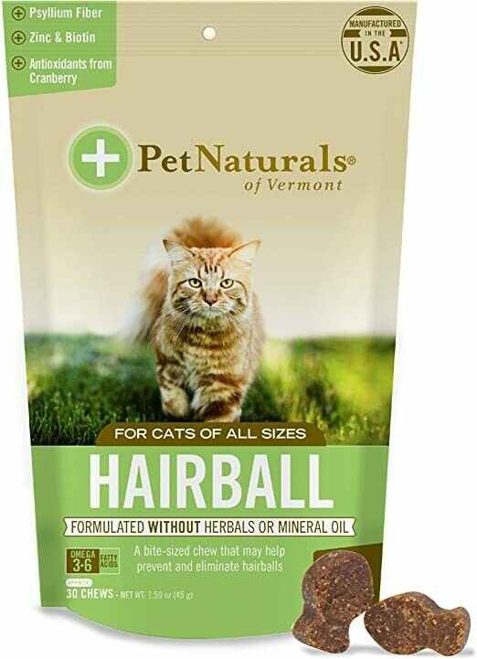 Pet Naturals Hairball Cats 30ct