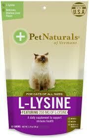 Pet Naturals LLysine Chews for Cats
