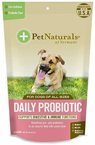 Pet Naturals Daily Probiotic Chew 60ct
