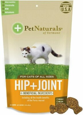 Pet Naturals Hip Joint Chew Cats 30ct