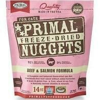 Primal 14 oz Dry Beef Salmon Cat