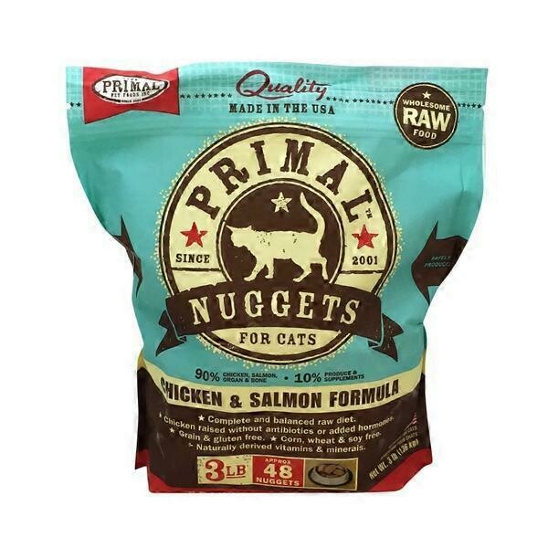 Primal 3 lb Cat Chicken Salmon Nuggets