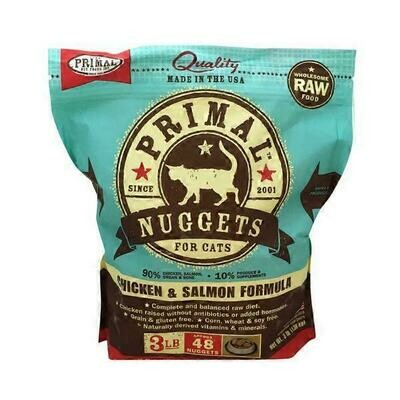 Primal 3 lb Cat Chicken Salmon Nuggets
